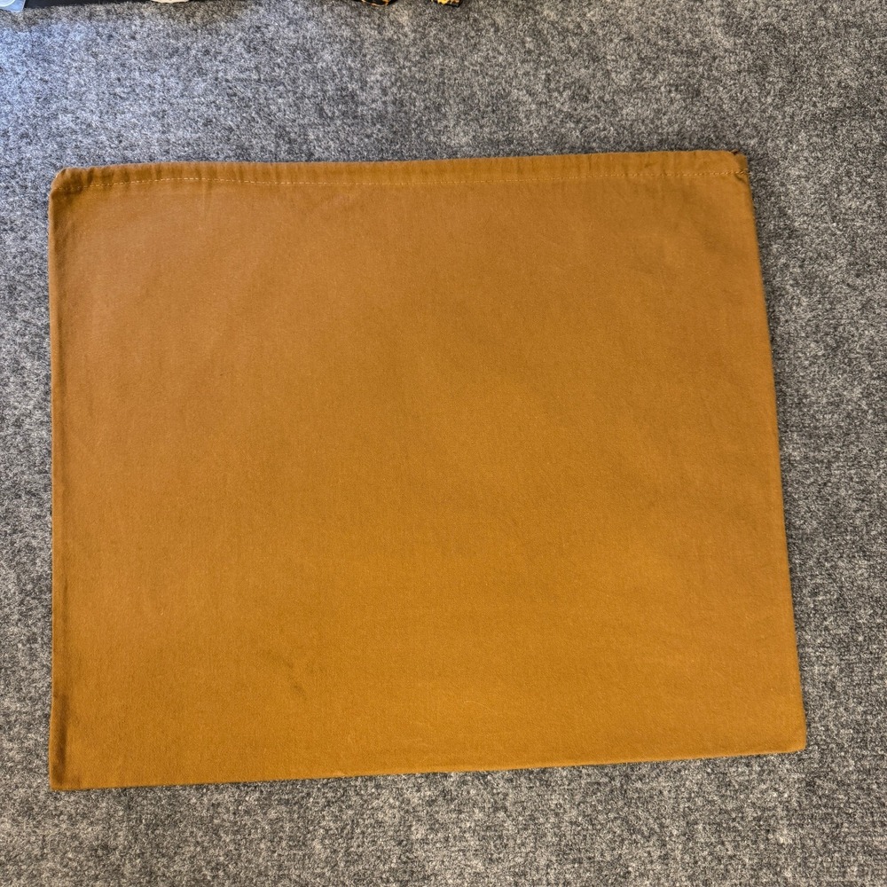 GUCCI Authentic Handbag Dust Bag Storage Drawing String Brown and Gold 22w x 18L - Picture 2 of 5
